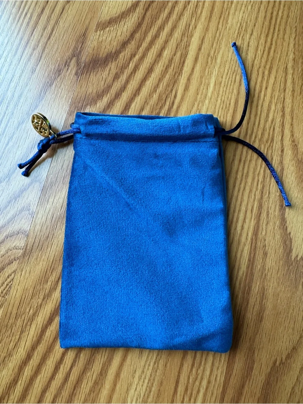 Tory Burch Blue Jewelry Pouch